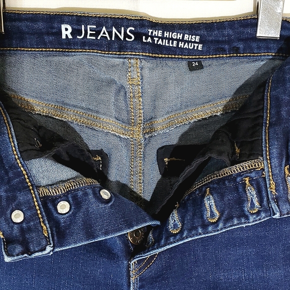R Jeans High Rise, Medium Wash, Skinny Jeans - Size 24 - Picture 12 of 15